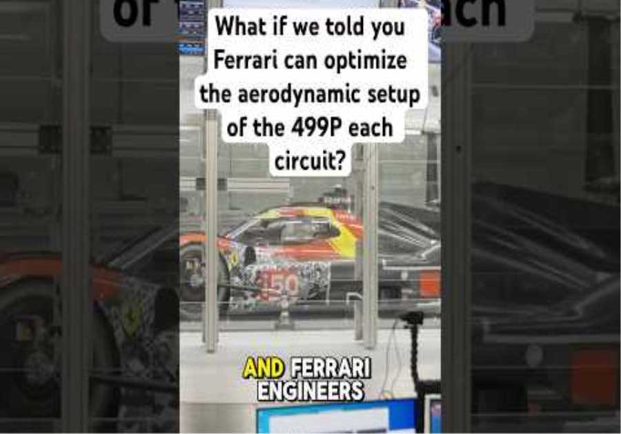 What if we told you #Ferrari can optimize the aerodynamic setup of the 499P each circuit?