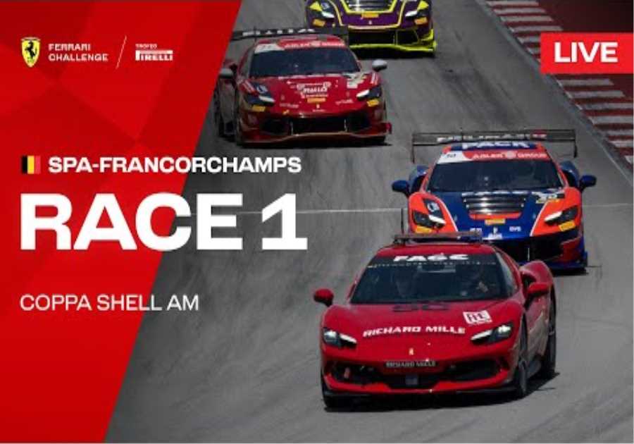 LIVE Ferrari Challenge Europe - Spa-Francorchamps, Race 1 - Coppa Shell AM