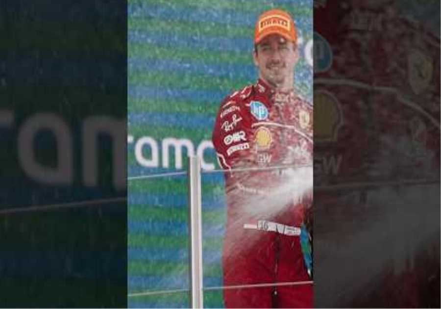 A fine end to the triple header 👊#F1Shorts #ScuderiaFerrari