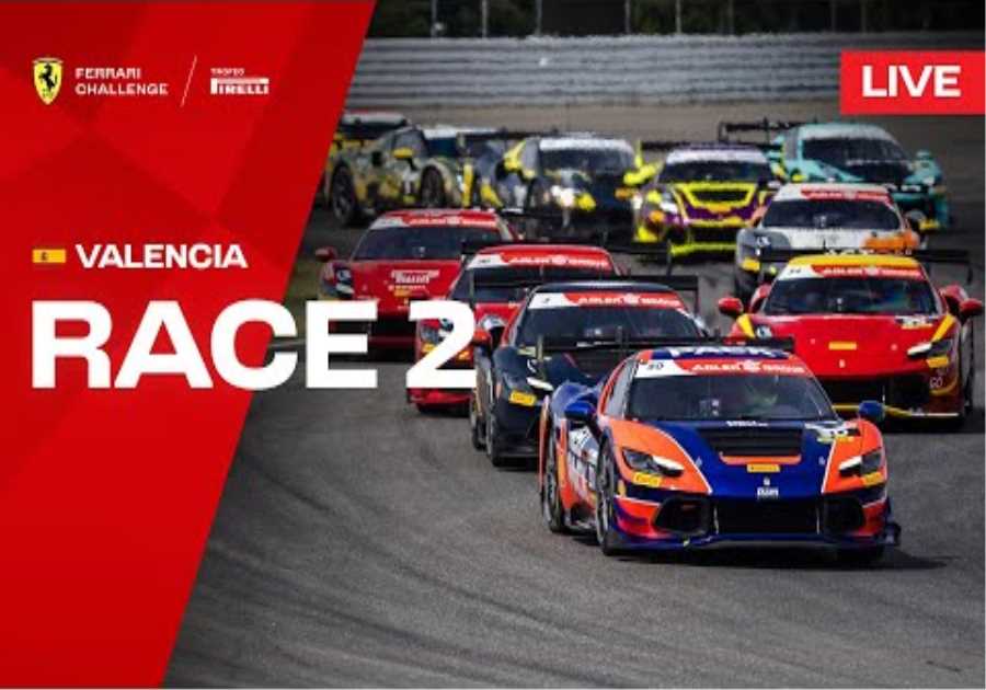 LIVE Ferrari Challenge Europe - Valencia, Race 2