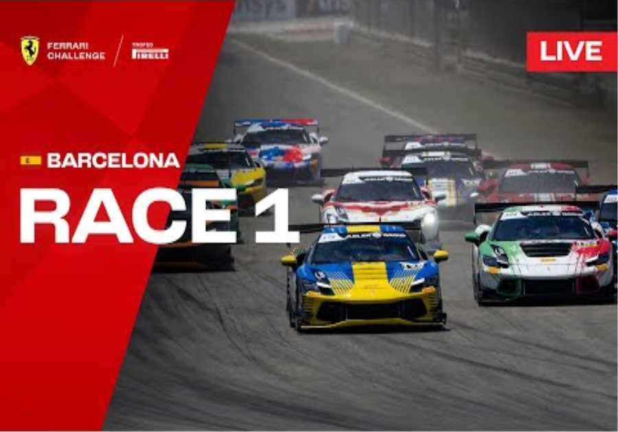 LIVE Ferrari Challenge Europe - Barcelona, Race 1