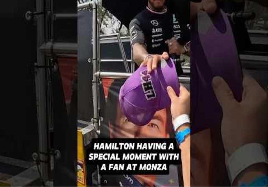 Unforgettable Moment for this F1 Marshal with Lewis 🥹