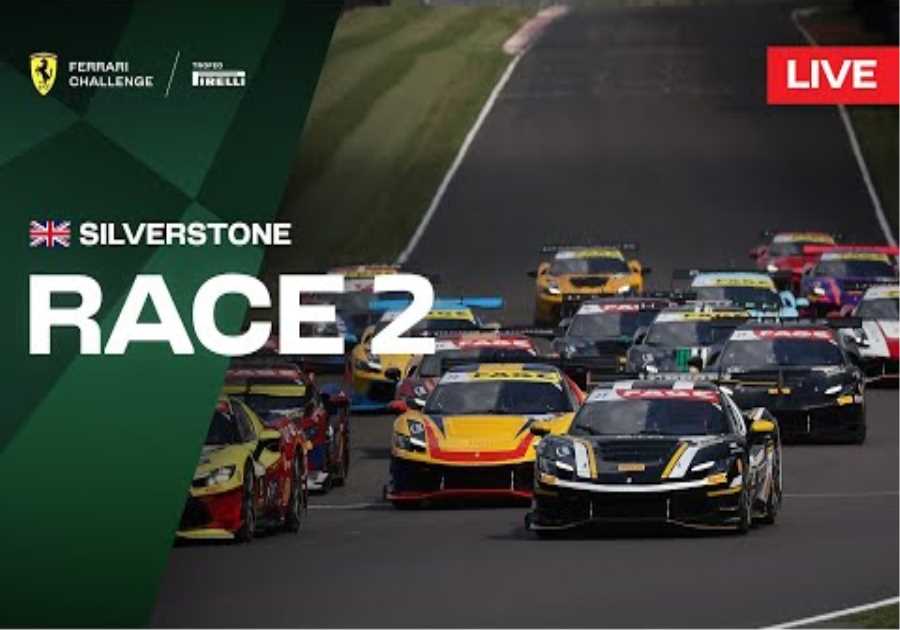 LIVE Ferrari Challenge UK - Silverstone, Race 2