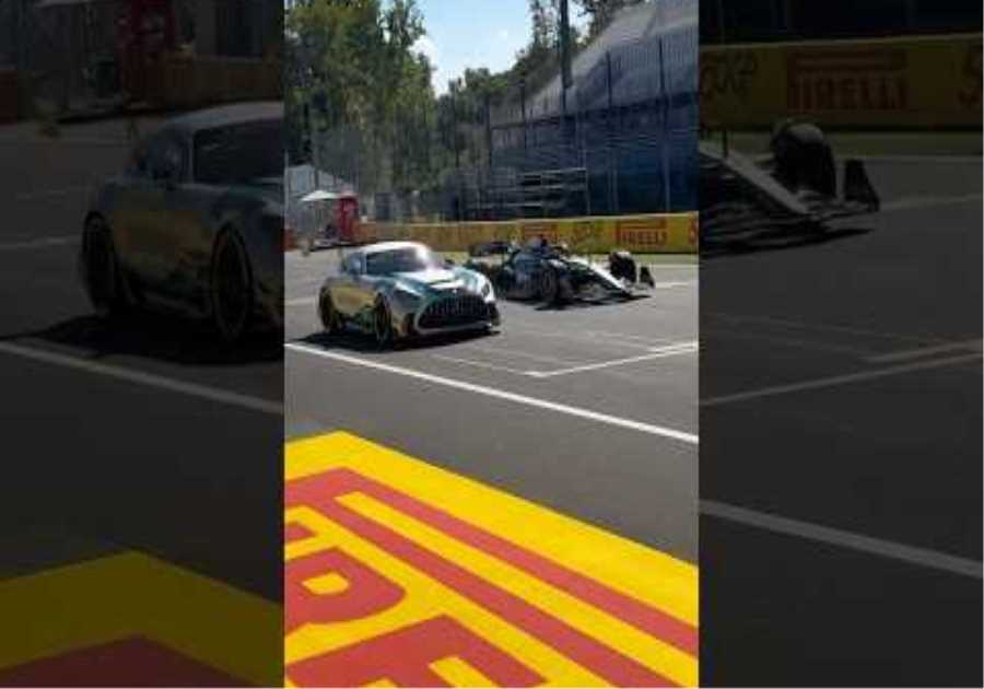 We raced the new Mercedes-AMG GT2 and our F1 in Monza!