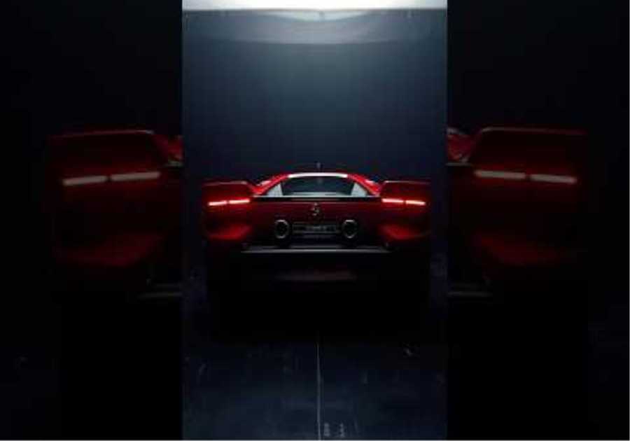 The Ferrari 849 Testarossa: a V8 PHEV with three electric motors. #Ferrari849Testarossa #Ferrari