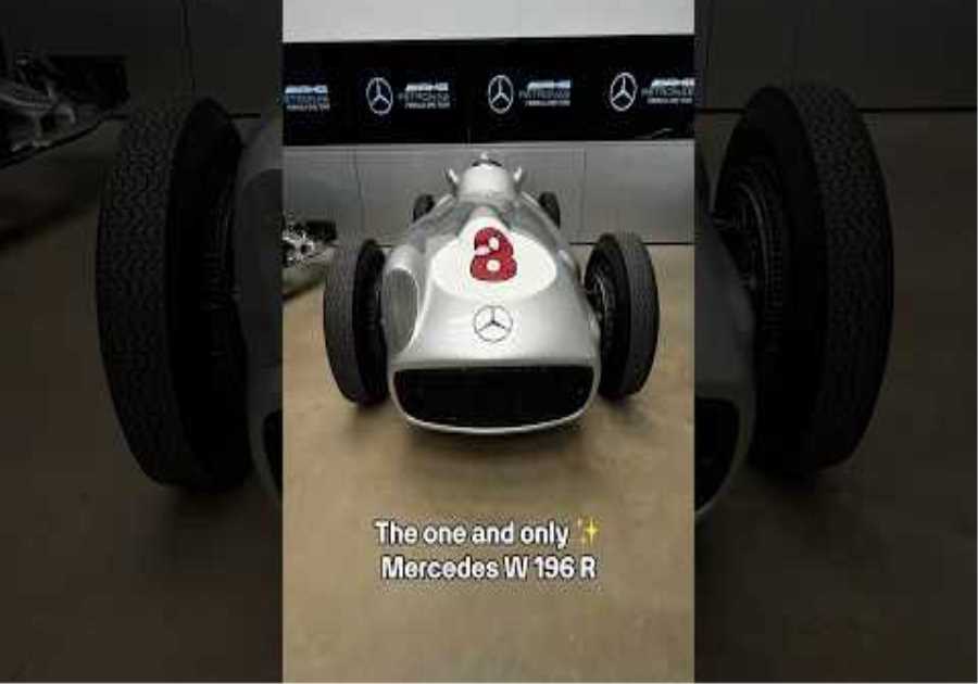 The Mercedes W 196 R Silver Arrow! 🤩 #f1 #mercedesf1 #formula1