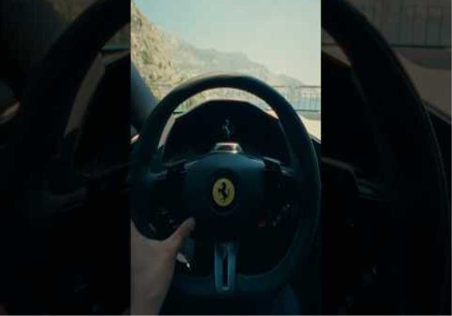 Step inside. Press the start button. Let the world première begin. #FerrariAmalfi #Ferrari