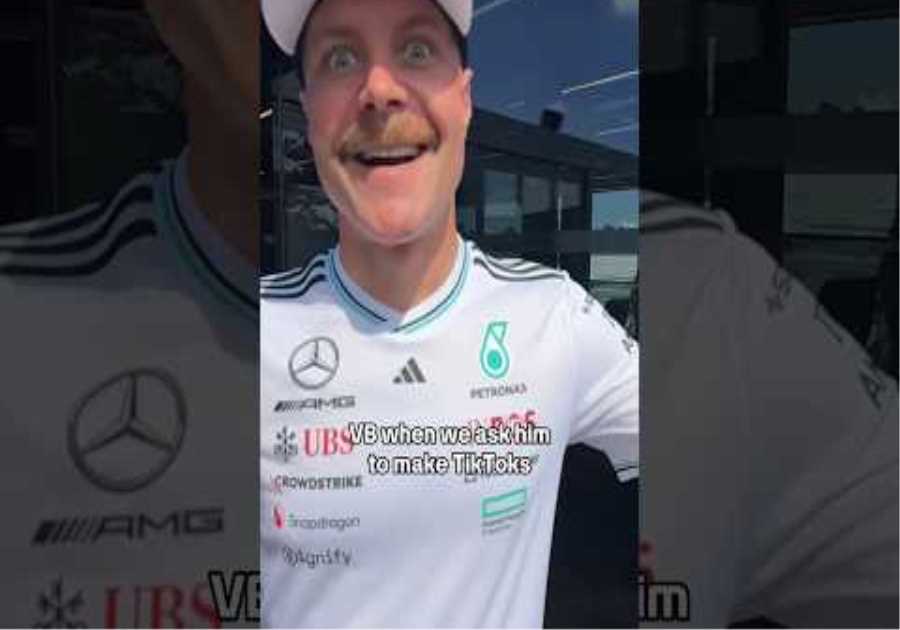 Valterri Bottas loves TikTok