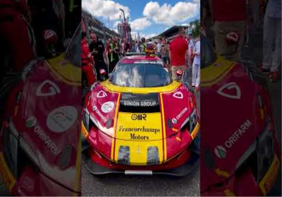The first few hours of the #Spa24H from admins POV 🤳#Ferrari296GT3 #FerrariEndurance #FerrariRaces