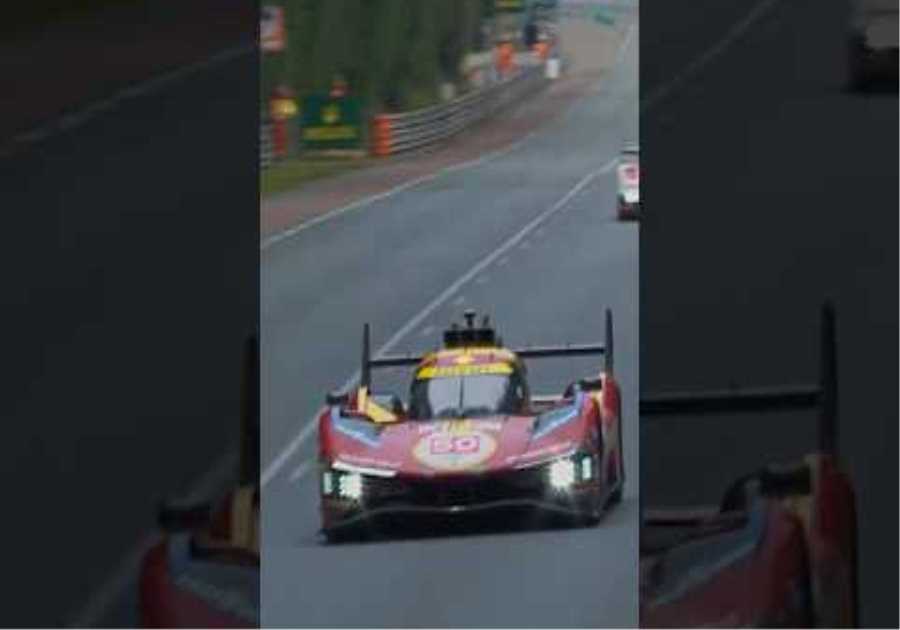 WHAT. A. MOVE 👏 #FerrariHypercar #WEC #LeMans24