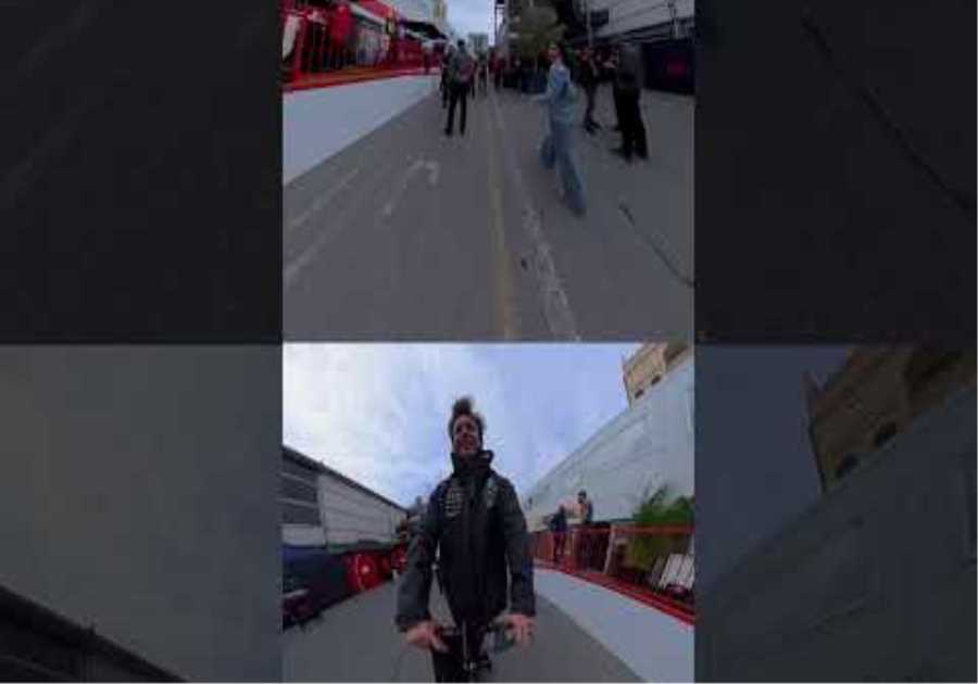 What Toto's scooter sees 👀🛴 #f1 #formula1 #mercedesamgf1
