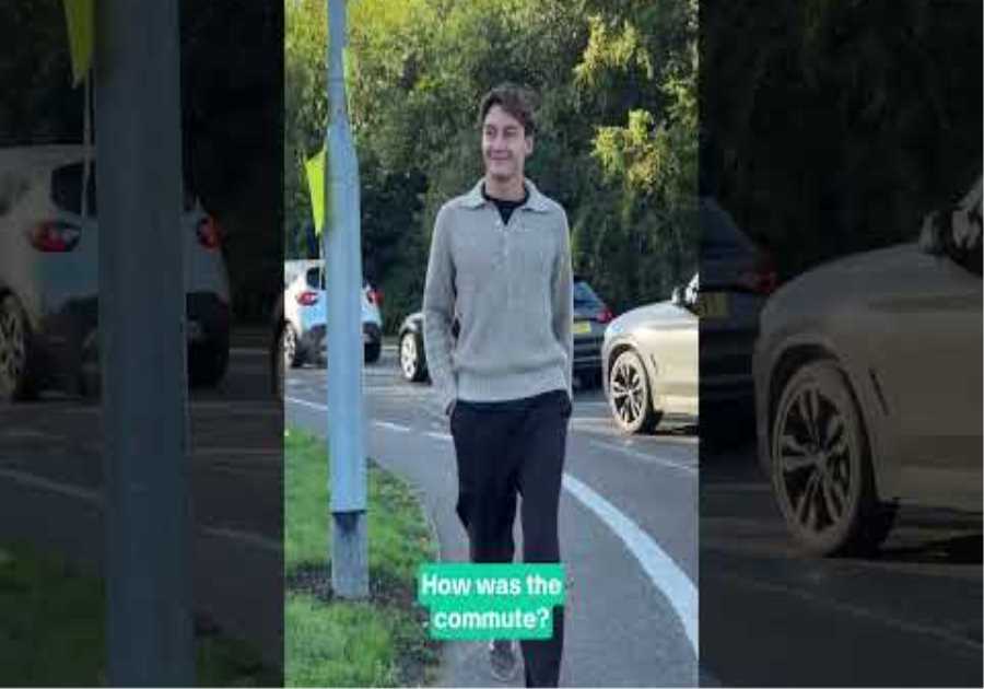 George Russell’s traffic paradise 😂 #f1 #georgerussell #mercedesf1