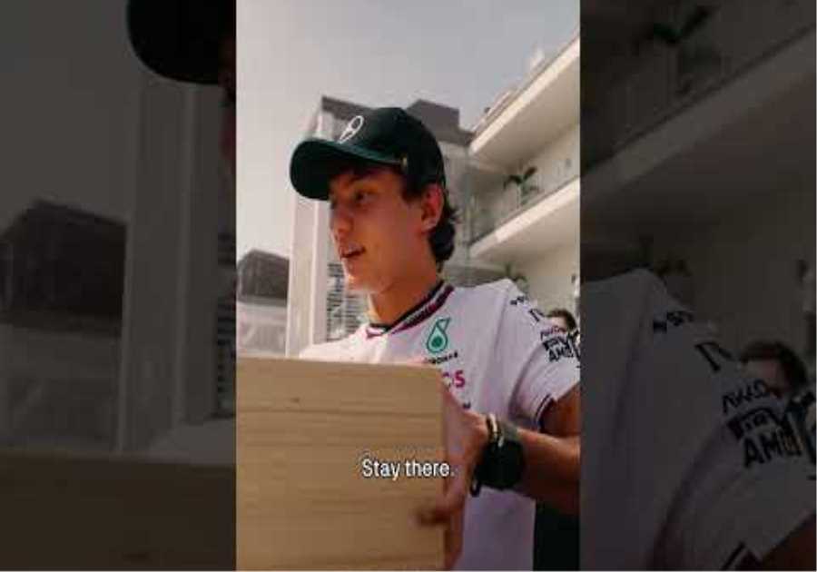 Kimi and Esteban Take on Giant Jenga in Mexico 😁