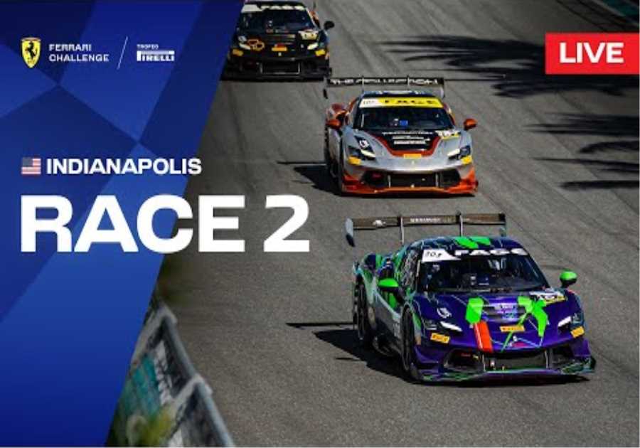 LIVE Ferrari Challenge North America - Indianapolis, Race 2