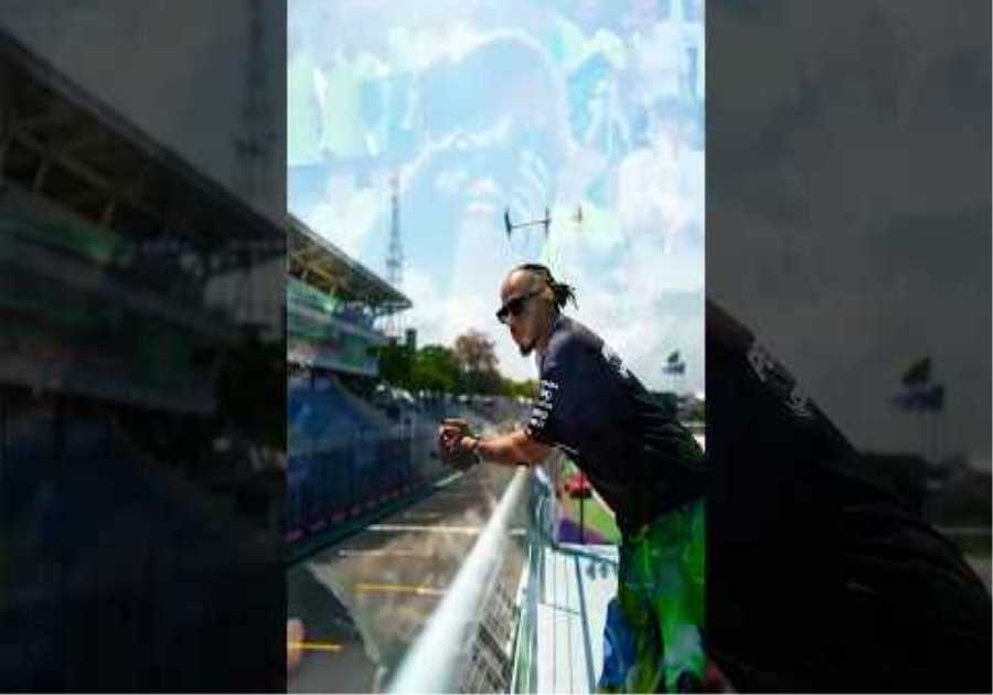 A Second Home Race for Lewis 💚💛 #f1 #formula1 #mercedesamgf1