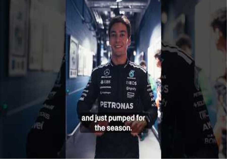 George wraps up F1 75 Live 🎬 #mercedesf1 #f1 #f175live