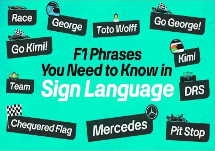 F1 Phrases You Need to Know in Sign Language