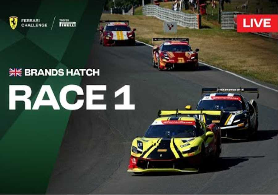 LIVE Ferrari Challenge UK - Brands Hatch, Race 1