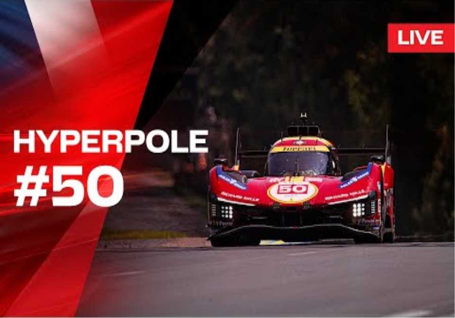 LIVE LE MANS 24 HYPERPOLE Onboard car #50 | Ferrari Hypercar