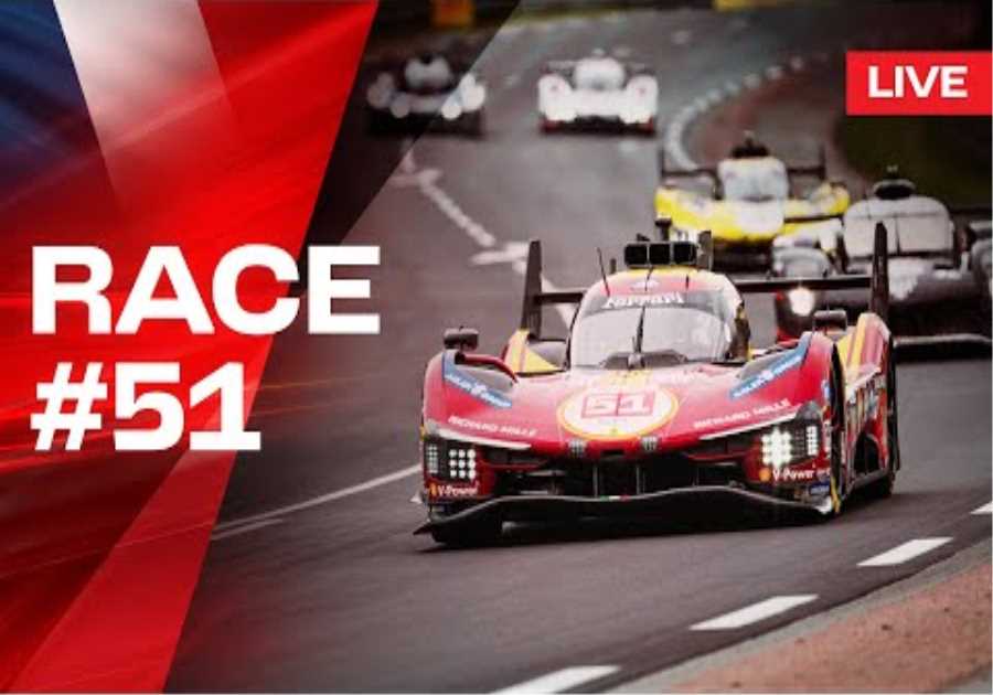 LIVE LE MANS 24 RACE Onboard car #51 | Ferrari Hypercar WEC - Part 3
