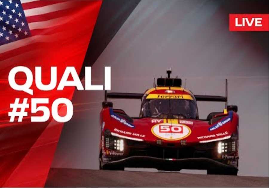 LIVE QUALI Onboard car #50 for Lone Star of Le Mans | Ferrari Hypercar