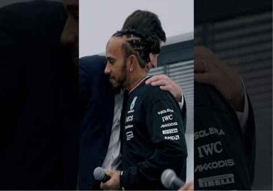 Heartfelt final words from Toto to Lewis 🤗 #f1 #mercedesf1 #lewishamilton
