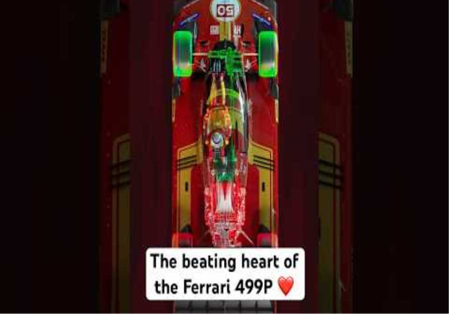 Not just a power unit, the beating heart of the 499P ❤️ #FerrariHypercar #WEC