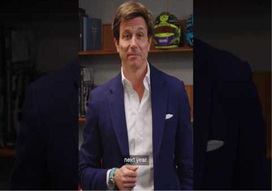 A Happy Holidays Message from Toto Wolff 🎄 #f1 #formula1 #mercedesamgf1