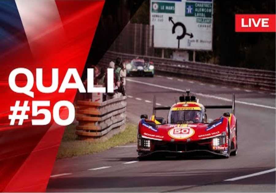 LIVE LE MANS 24 Qualifying  Onboard car #50 | Ferrari Hypercar