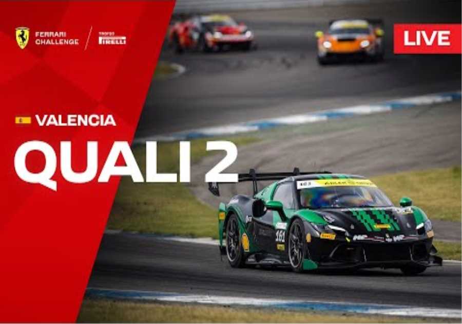 LIVE Ferrari Challenge Europe - Valencia, Qualifying 2