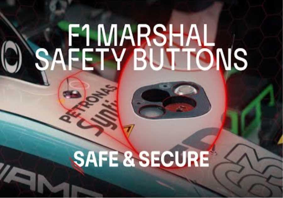What Are The Marshal Safety Buttons On An F1 Car? | Safe &amp; Secure x Crowdstrike