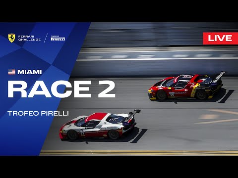 LIVE Ferrari Challenge North America - Miami, Race 2 - Trofeo Pirelli