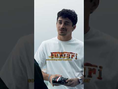 Charles Leclerc and Rocco Iannone are up to something.