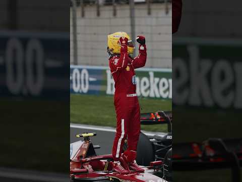 Soaking in the first Sprint Race win 👊 #F1Shorts #ScuderiaFerrari