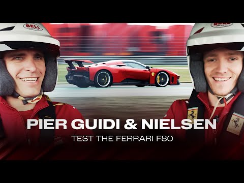 Endless adrenaline - the Ferrari factory drivers take the Ferrari F80 for a spin