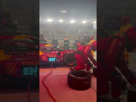 7️⃣ hours of running on track, we keep pushing! 👊 #Qatar1812km #FerrariHypercar #Ferrari499P #WEC