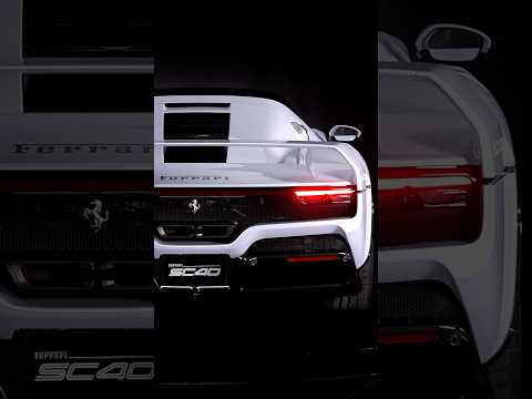A vision brought to life: the #FerrariSC40. #FerrariOneOff #Ferrari