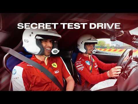 Leclerc & Giovinazzi take the Ferrari 849 Testarossa for Its first drive