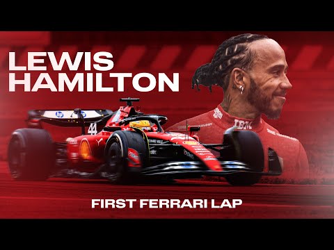 Lewis Hamilton's First Lap As A Ferrari Formula 1 Driver