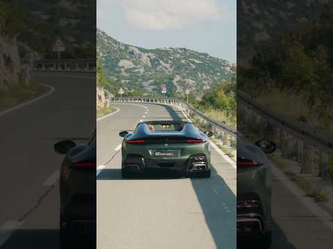 Sky above, symphony below.#Ferrari12CilindriSpider #DrivingFerrari #Croatia #Ferrari