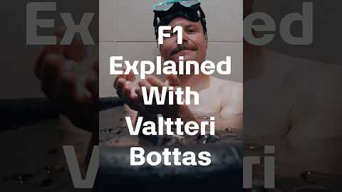 Valtteri Bottas Ice Bath Explainer but he’s in the ice bath