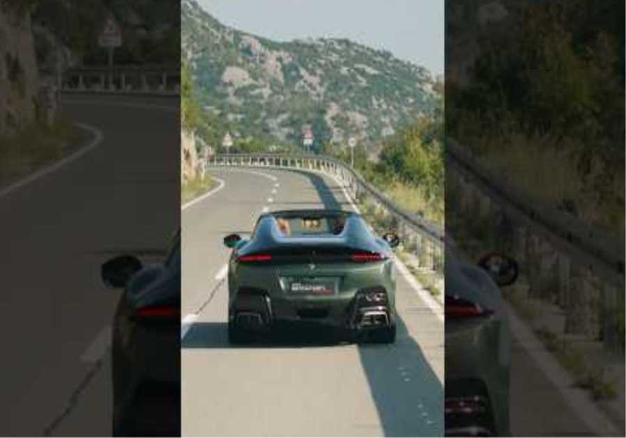 Sky above, symphony below.#Ferrari12CilindriSpider #DrivingFerrari #Croatia #Ferrari