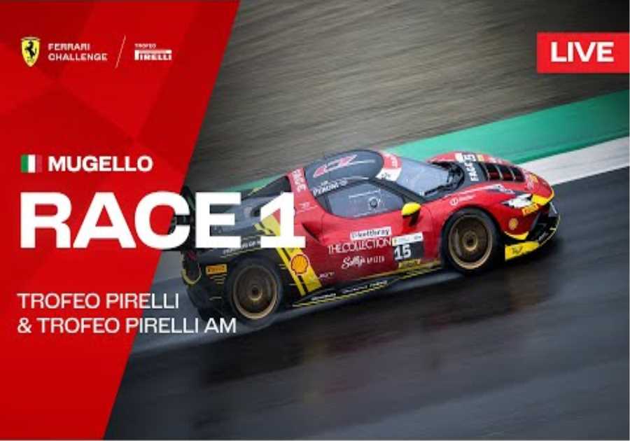 LIVE Ferrari Challenge EU - Mugello, Race 1 - Trofeo Pirelli &amp; Trofeo Pirelli AM