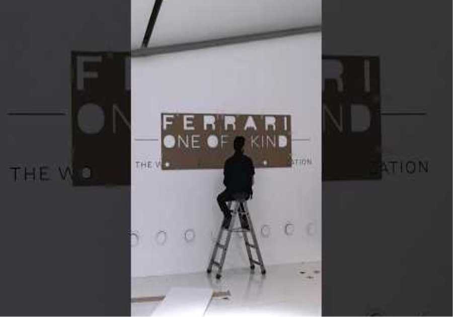 Creating #FerrariOneOfAKind ✨#FerrariTailorMade #MuseoEnzoFerrari #Modena #MuseiFerrari #Ferrari