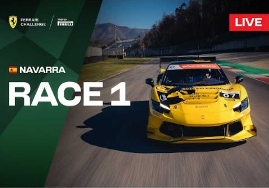 LIVE Ferrari Challenge UK - Navarra, Race 1