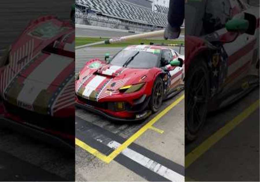 Direct from the pit lane ahead of the #Daytona24 🎥 #IMSA #Ferrari296GT3 #FerrariEndurance