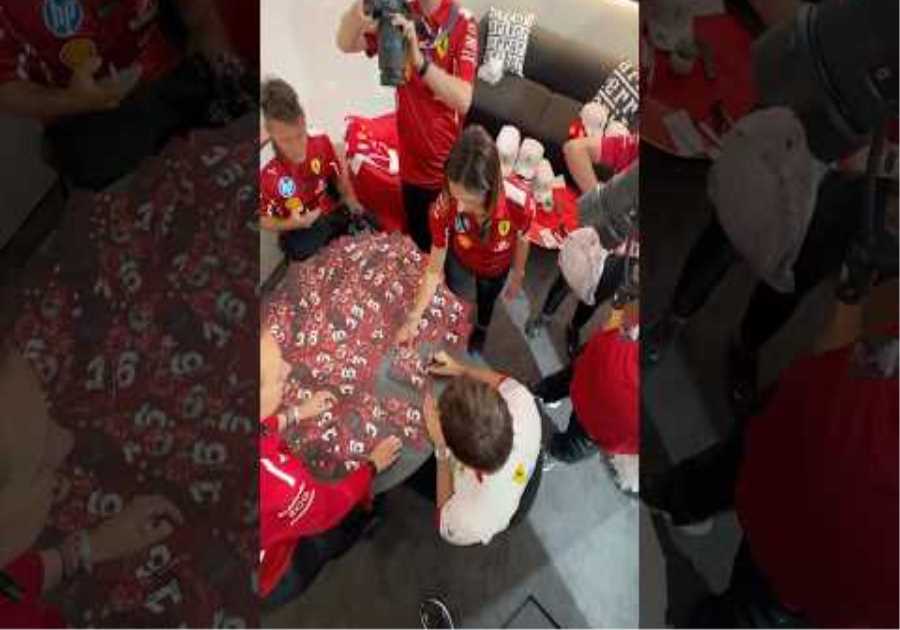 When you’re accidentally too locked in 😅 #F1Shorts #ScuderiaFerrari