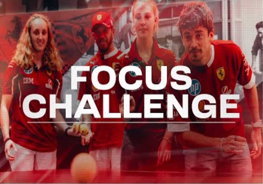 “THAT’S CRAZY!’ Charles Leclerc, Lewis Hamilton and the FDA Team take on the FOCUS CHALLENGE