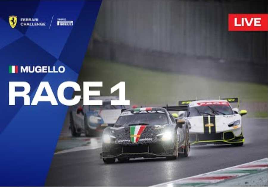 LIVE  Ferrari Challenge NA - Mugello, Race 1