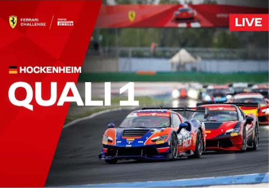 Live Ferrari Challenge Europe - Hockenheim, Qualifying 1